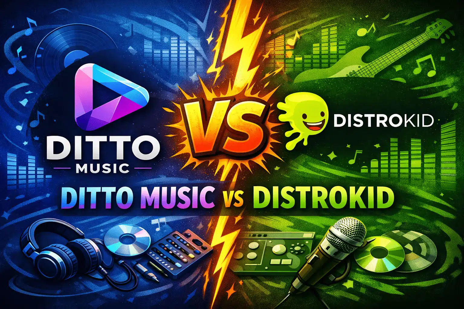 Ditto music vs Distrokid comparativa